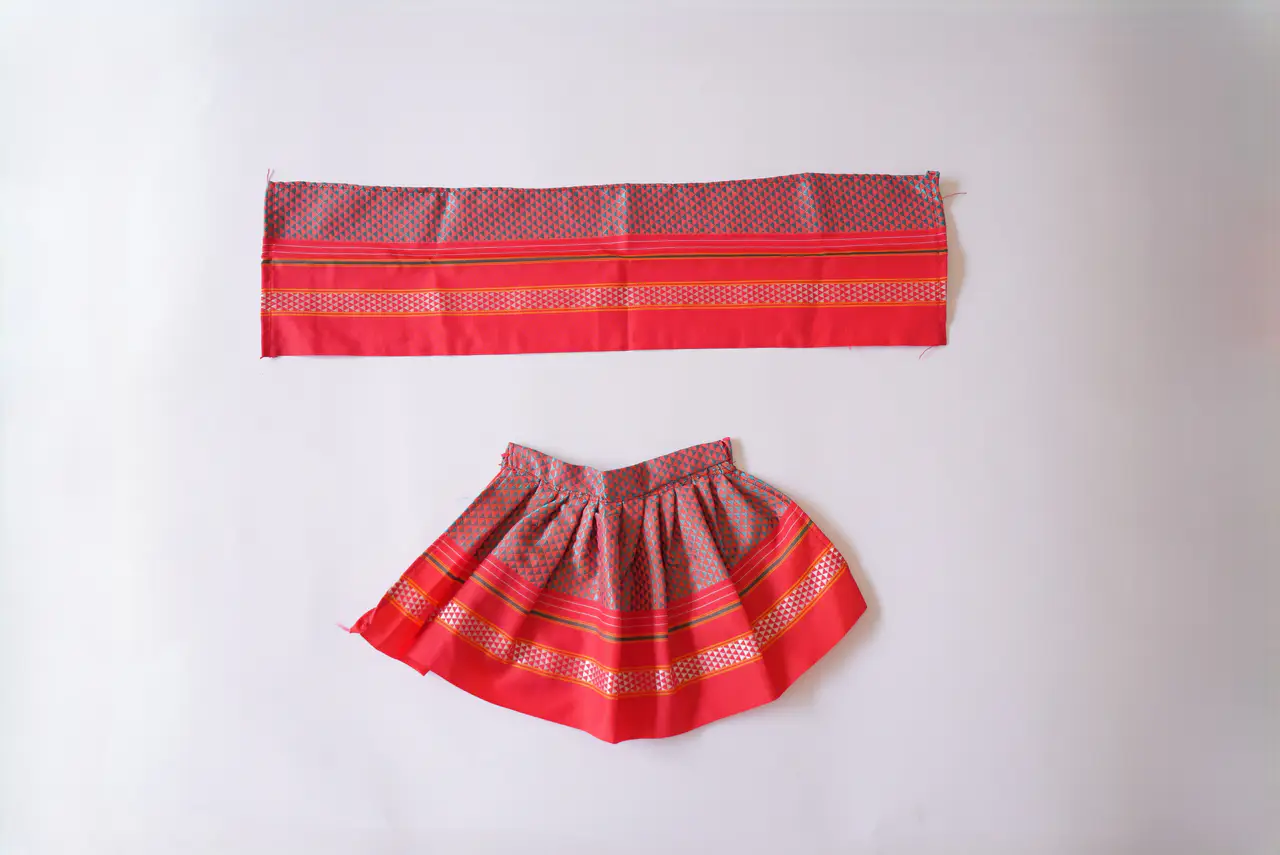 Handcrafted Paithani Dhup Chav Devi Vastra — made by Hirakani Foundation artisans, Nashik